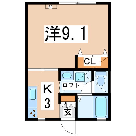 安積永盛駅 徒歩40分 2階の物件間取画像